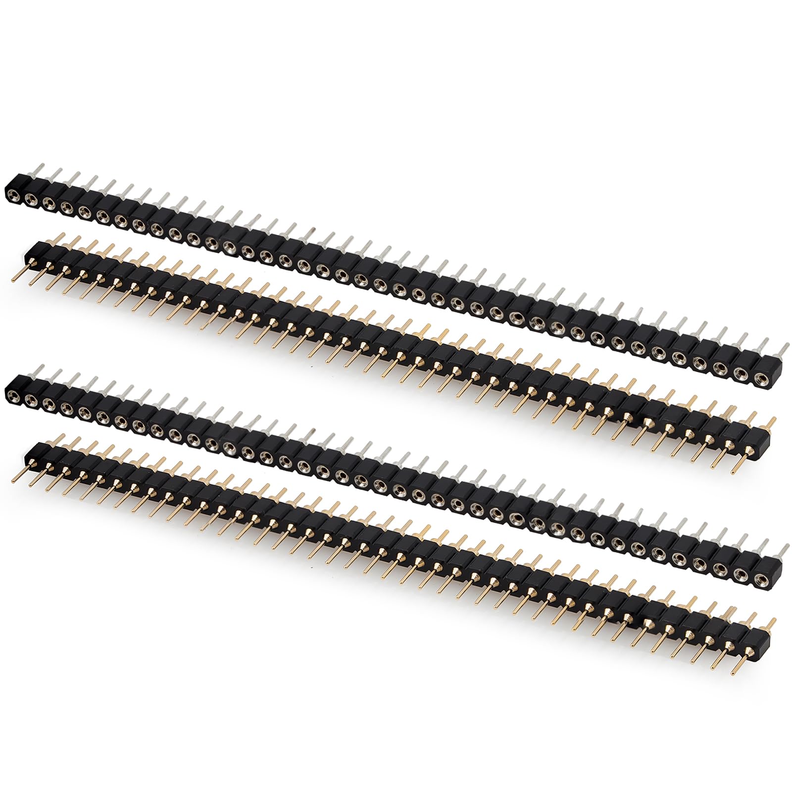 moynさん DIYhz 2Pair Gold - Plated (ROHS) 1×40 40P 2.00mm Straight Male